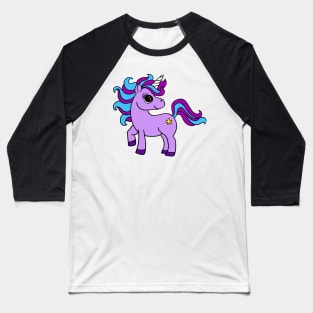 purple unicorn Baseball T-Shirt